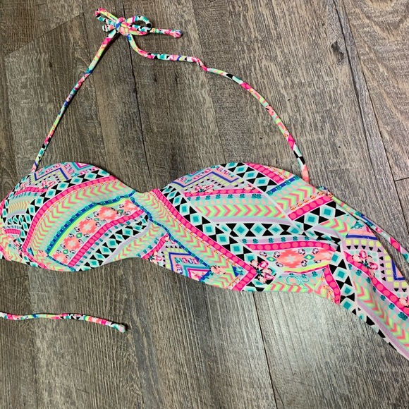 OP COLORFUL SWIMSUIT TOP - Picture 2 of 10